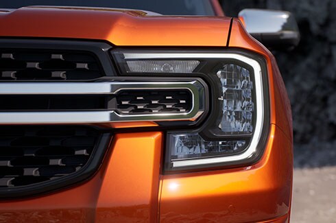 Luces con tecnología LED del Ford Ranger